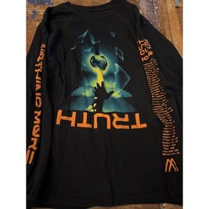 Nothing More 2017 Lost Tour Long Sleeve Concert Shirt Black Medium Band Tee